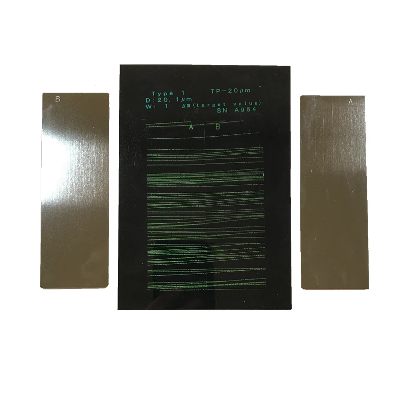 CGM Cigiemme Pair of Test Panel Nickel 10-20-30-50 Micron — image 2